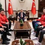 Cumhurbaşkanı Yardımcısı Oktay, Kayaalp ve Akgül'ü kabul etti