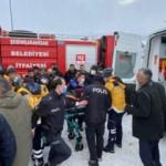Giresun'da buzlu yolda kontrolden çıkan yolcu otobüsü devrildi: 9 yaralı