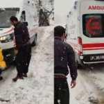 Şanlıurfa'da kara saplanan ambulans için köylüler seferber oldu