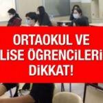 Ortaokul 5,6,7,8 ve lise 9,10,11. sınıf öğrencileri dikkat! Öğrencilere 460 TL burs verilecek!