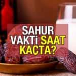 Regaip Kandili orucu sahur vakti saat kaçta? 3 Şubat Perşembe Recep Ayı İstanbul, Ankara, Bursa ve Diyarbakır İmsakiyesi 