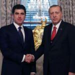 Cumhurbaşkanı Erdoğan'dan "ge&ccedil;miş olsun" temennisinde bulunan Barzani'ye teşekk&uuml;r