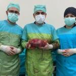 Denizli'de 71 yaşındaki adam karın ağrısıyla gitti, içi taş dolu böbreği alındı