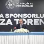 Bakan Kasapoğlu: Özel sektörün, sponsorların desteği önemli