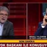 Binali Yıldırım canlı yayında EPDK Başkanı ile görüştü 