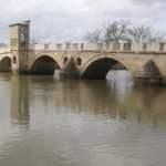 Edirne'de Ergene Nehri'nin debisi artarken Meri&ccedil; ve Tunca d&uuml;ş&uuml;yor