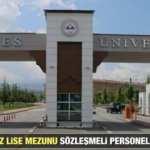 Erciyes Üniversitesi en az KPSS 60 puan ile personel alım ilanı! Başvuru için bugün son...