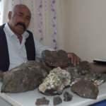 Mantar toplamaya çıktı, 100 kilogramlık göktaşı buldu