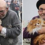 Bolu'da yangından kedisiyle kurtulan Ali dededen haber var: Kedilerini çok özlüyor