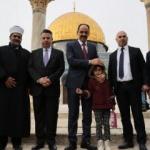 T&uuml;rk heyeti, Mescid-i Aksa'yı ziyaret etti