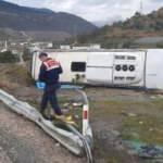 Akkuyu NGS işçilerini taşıyan otobüs devrildi