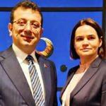 İmamoğlu, &uuml;lkesinden ka&ccedil;an muhalif lider Tsihanouskaya ile g&ouml;r&uuml;şt&uuml;