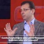 İmamoğlu yanıtladı: Aday gösterilmezseniz bağımsız aday olur musunuz?