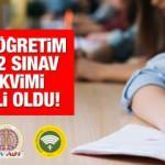 AÖF, AUZEF ve ATA AÖF sınav takvimi açıklandı!  2022 Açıköğretim sınavları online mı yapılacak?