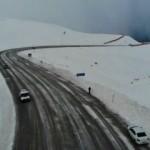 Erzincan&rsquo;a baharla birlikte kış geldi