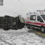 Konya'da iş&ccedil;i servisleri &ccedil;arpıştı: &Ccedil;ok sayıda yaralı var