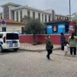 Okulun kazan dairesindeki duman panikletti 