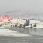 İstanbul Havalimanı'nda karla mücadele: Uçuşlarda aksama yok