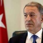 Bakan Akar, &Ouml;zbekistan Savunma Bakanı Kurbanov ile g&ouml;r&uuml;şt&uuml;