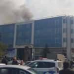 Oda TV'nin ofisinin olduğu binada yangın