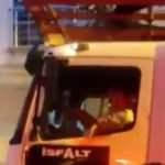 İBB'den bir skandal daha! Alkoll&uuml; İSFALT şof&ouml;r&uuml; vatandaşların aracını bi&ccedil;ti