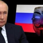 Anonymous'dan Putin'e tehdit: Yatak odandayız