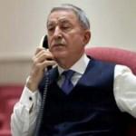 Bakan Akar Ukraynalı mevkidaşı ile g&ouml;r&uuml;şt&uuml;