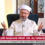 Diyanet İşleri Başkanı Erbaş umre müjdesini Ülke TV'den verdi