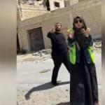 İdlib'de yardım yaparken bombardımana şahit oldular