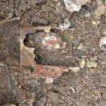 Sakarya'da bah&ccedil;esini temizlerken el bombası buldu