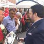 Ağrı Belediye Başkanı Sayan, evlat nöbetindeki annelerle buluştu