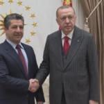 Başkan Erdoğan Barzani'yi kabul etti