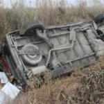 &Ouml;demiş&rsquo;te minib&uuml;s devrildi: 11 yaralı