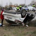 Otomobil şarampole yuvarlandı: 1&rsquo;i bebek 6 yaralı