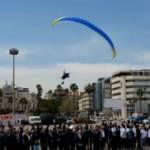 Yama&ccedil; paraş&uuml;t&ccedil;&uuml;s&uuml; t&ouml;rendeki kalabalığa &ccedil;arptı