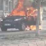 Korku dolu anlar: Konya’da cip alev alev yandı
