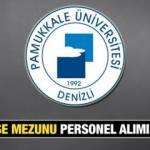 Pamukkale Üniversitesi KPSS 50 puan ile personel arıyor! Son başvuru ne zaman bitiyor?