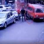 Ehliyetsiz sürücü yaya kadına böyle çarptı