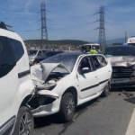 TEM&rsquo;de zincirleme kaza: 10 yaralı