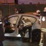 Beşiktaş'ta zincirleme trafik kazası: 2 yaralı