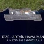 Göktürk-1 uydusundan Rize-Artvin Havalimanı