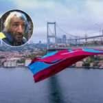 ‘Rambo Okan’ köprüdeki Trabzonspor bayrağını kesti