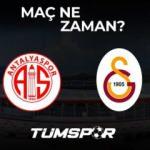 Antalyaspor Galatasaray ma&ccedil;ı ne zaman?