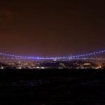 FSM K&ouml;pr&uuml;s&uuml;, mavi ve yeşil renkle ışıklandırıldı!