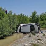 Zonguldak&rsquo;ta kontrolden &ccedil;ıkan ara&ccedil; dereye d&uuml;şt&uuml;