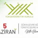 Y&Ouml;K logosu D&uuml;nya &Ccedil;evre G&uuml;n&uuml;'ne &ouml;zel yeşile &ccedil;evrildi