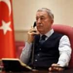 Bakan Akar'dan kritik telefon görüşmesi!