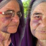 S&uuml;r&uuml;ye karışan kuzusunu almak istedi, yaşlı kadın feci şekilde darp edildi!