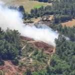 &Ccedil;anakkale&rsquo;de yangın! Havadan ve karadan m&uuml;dahale s&uuml;r&uuml;yor