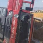 İtfaiye ekibi yangına giderken kaza yaptı: 3 yaralı